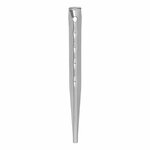 Estaca para tienda de campana de 18 5 cm de aluminio acanalado