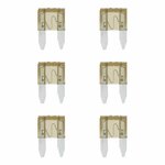 Fusibles de cuchilla mini 7 5 A marron 6 piezas