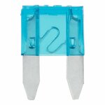 Fusibles de cuchilla mini 15A azules 6 piezas