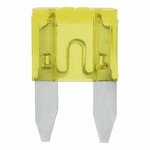 Fusibles de cuchilla mini 20A amarillos 6 piezas