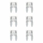 Fusibles de cuchilla mini 25A neutro 6 piezas