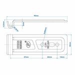 Contraparte para cerradura de tension SPP Z-06