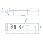 Contraparte para cerradura de tension SPP Z-02