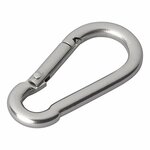 Mosqueton de acero inoxidable 5x50mm x10 pieces