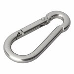 Mosqueton de acero inoxidable 6x60mm x10 pieces