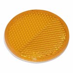 Reflector naranja 60mm autoadhesivo 2 piezas