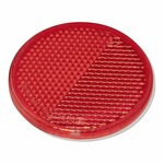 Reflector rojo 60mm autoadhesivo 2 piezas