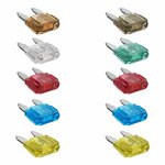 Mini fusibles de cuchilla surtidos 10 piezas