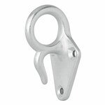 Gancho de cuerda de metal con ojo 70 x 40 mm