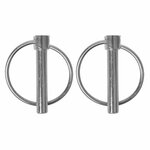 Pasador de chaveta de 8 mm con anilla  2 piezas