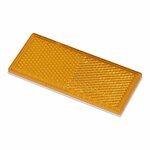 Reflector naranja 82x36mm autoadhesivo 2 piezas
