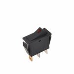 Interruptor basculante LED rojo 12V 24V-max. 10A