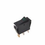 Interruptor basculante LED verde 12V 24V-max. 10A