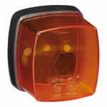 Luz de posicion lateral naranja 65x60mm PM