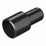 Pieza de transicion para tubo de drenaje de diametro 28 mm a diametro 19 mm  PE negro