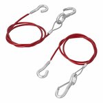 Cable de seguridad de 1 m con gancho