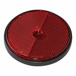 Reflector rojo 80mm montaje atornillado 2 piezas
