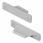 Tope de puerta gris para caravana camper