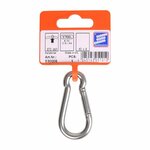 Mosqueton 60x6mm  acero inoxidable A4 AISI 316  670 daN