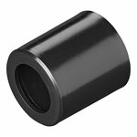 Reductor de tubo de desague de diametro 28 mm a diametro 17 mm  PE negro .