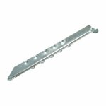 Estaca de tienda de 30 cm de metal acanalado