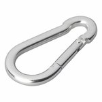 Mosqueton metal 8x80mm 2 piezas