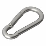 Mosqueton de acero inoxidable 8x80mm x10 pieces