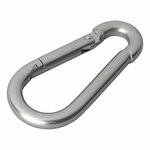 Mosqueton de acero inoxidable 8x80mm x10 pieces