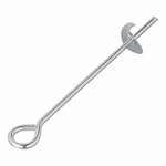 Percha para zapatos de 39 cm de acero galvanizado con ojo