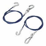 Cable de seguridad de 1 m con gancho HD