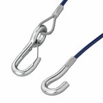Cable de seguridad de 1 m con gancho HD