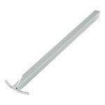 Piqueta de tienda de 40 cm de acero galvanizado con perfil en T