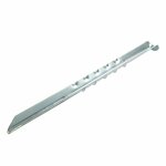 Estaca de tienda de 40 cm de metal acanalado