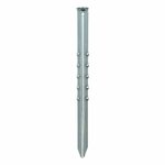Estaca de tienda de 40 cm de metal acanalado