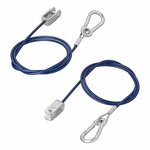 Cable de seguridad de 1 m con horquilla HD