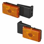 Luz de posicion lateral naranja 110x45x51mm