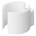 Abrazadera para cable blanca de 22-32 mm (juego de 8 unidades)