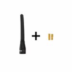 Antena de coche de 10 cm con adaptadores M5 y M6.