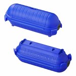 Caja de seguridad para conexiones de enchufe Schuko azul