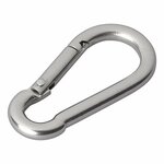 Mosqueton de acero inoxidable 5x50mm 2 piezas