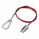 Cable de seguridad de 1 m con horquilla