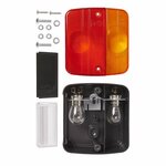 Luz trasera 4 funciones 98x104mm incl. bombillas