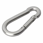 Mosqueton de acero inoxidable 6x60mm 2 piezas