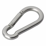 Mosqueton de acero inoxidable 6x60mm 2 piezas