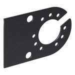 Soporte metalico para regleta de enchufes de 12x8 cm
