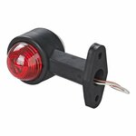 Ancho luz roja blanca 120mm recta