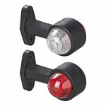 Ancho luz roja blanca 120mm recta