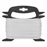 Cuerda tensora de 4 mm x 20 m  color blanco  en rollo