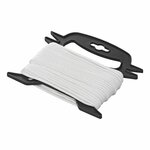 Cuerda tensora de 4 mm x 20 m  color blanco  en rollo