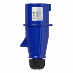 Enchufe CEE 16A carcasa fija azul